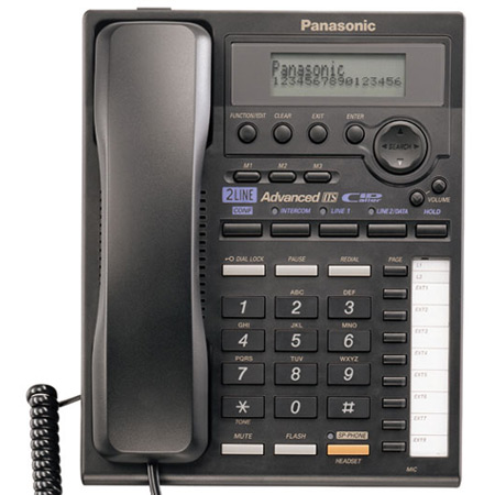 Panasonic 2 Line Corded Desk Phone With Caller Id And Intercom Panasonic 2 Line Corded Desk Phone With Caller Id And Intercom